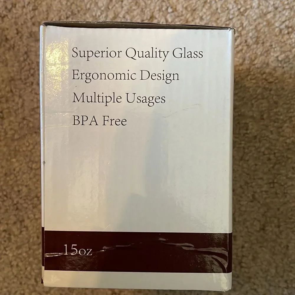 Best Dad Ever‎ Stemless Wine Glass, 15oz, Dad Gifts for men, Birthday Gift